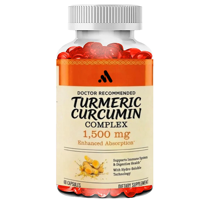 Turmeric Curcumin Capsule - Kurkuma i kurkumina 1500mg na wspomaganie
