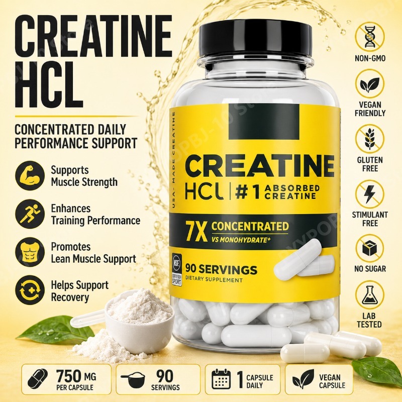 Kreatyna HCl 750mg 90 kapsułek – Nutrition Of Fitness recenzja i cena