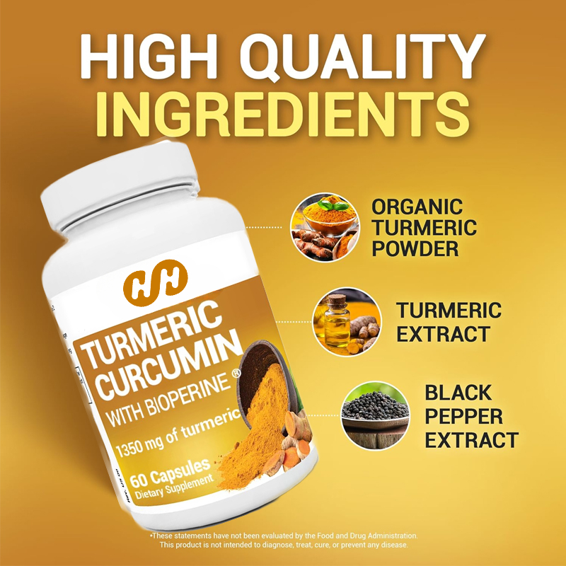 Suplement z kurkumą i czarnym  – Turmeric Curcumin Capsule recenzja i cena