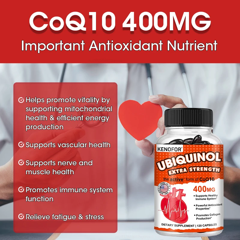 Ubiquinol CoQ10 400 mg w kapsu – Coq10 Ubiquinol Softgel recenzja i cena